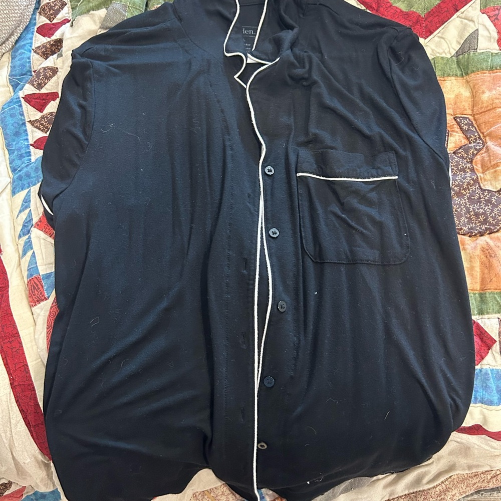 Auden Black Sleepwear with White Accents